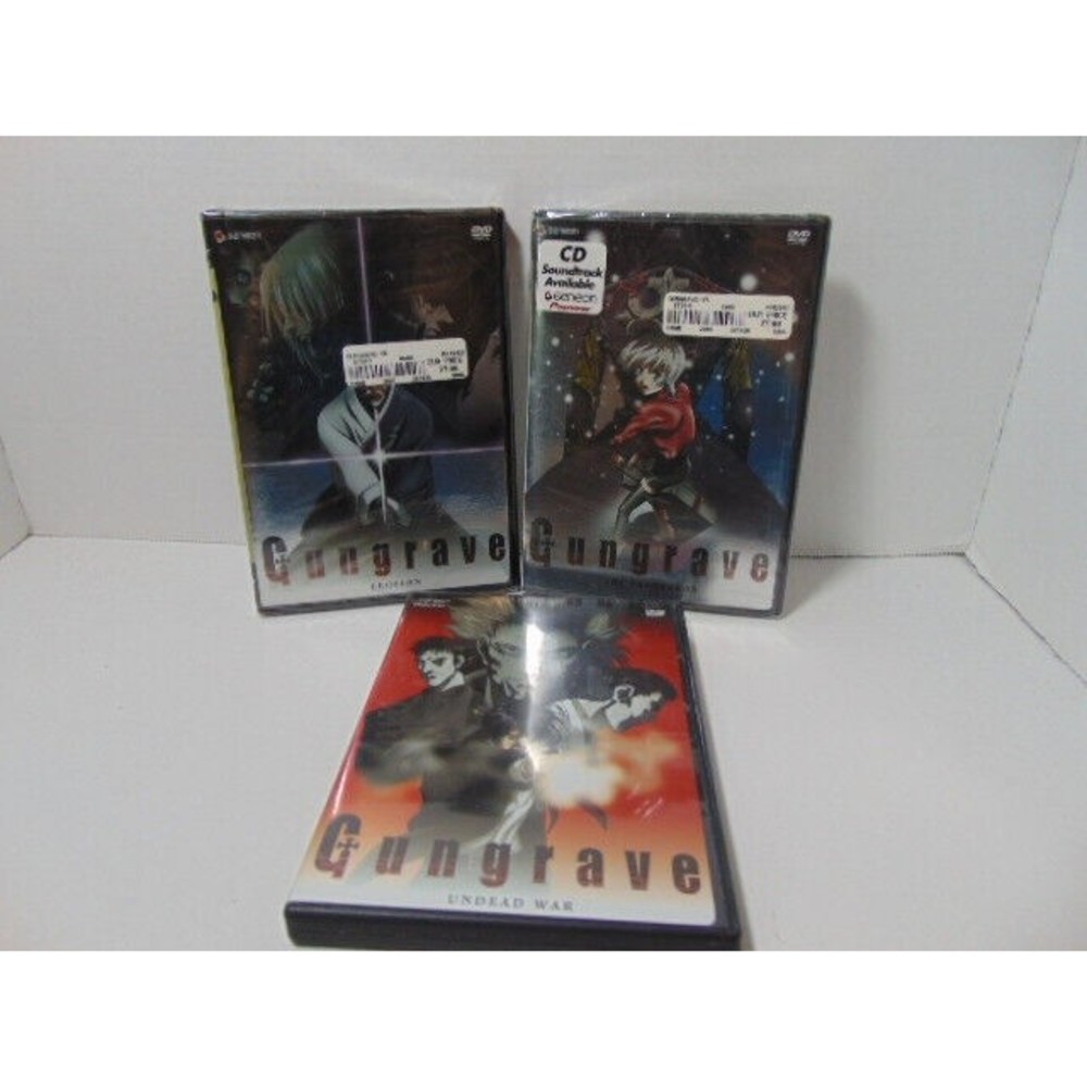 Gungrave Vol 3, 5 & 6 New DVD Anime/Manga Rated 16up